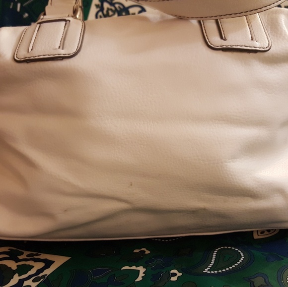 Calvin Klein Cream color Leather Satchel style bag - Picture 7 of 8